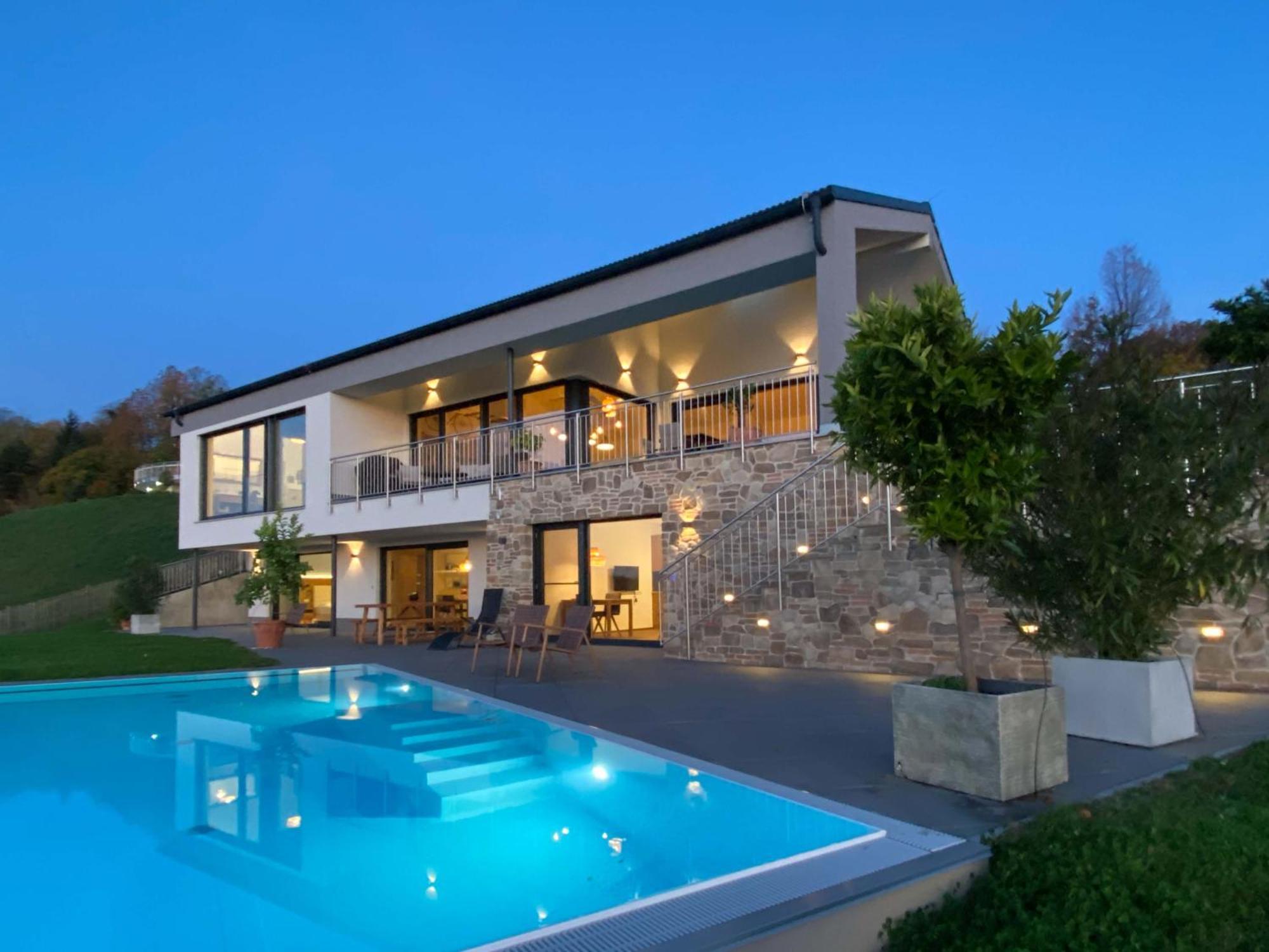 Greim15 --- Ganzes Ferienhaus Mit Fernsicht, Pool, Wellness Deutschlandsberg Ngoại thất bức ảnh