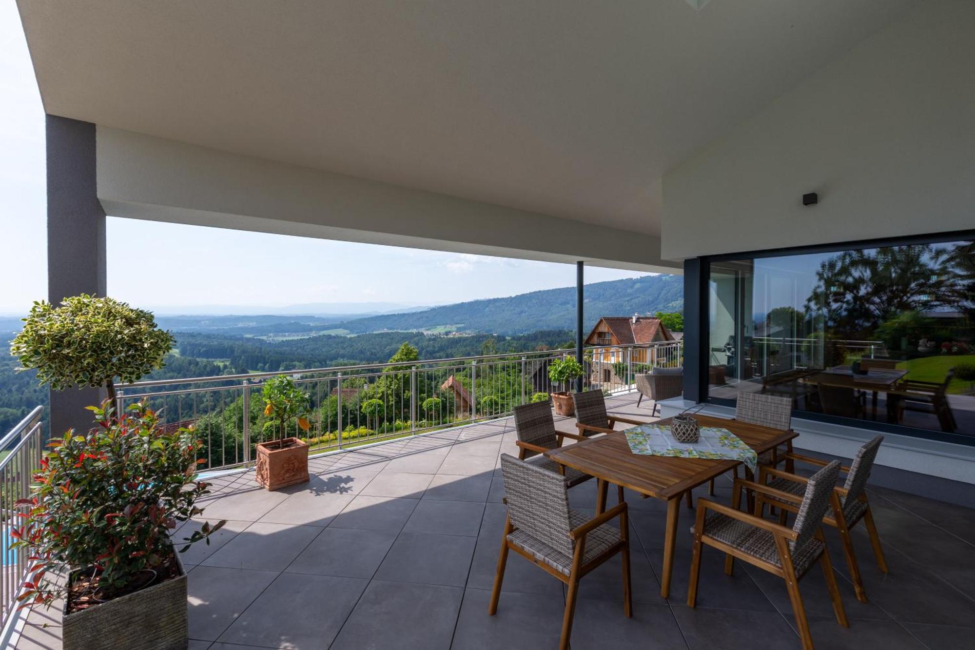 Greim15 --- Ganzes Ferienhaus Mit Fernsicht, Pool, Wellness Deutschlandsberg Ngoại thất bức ảnh